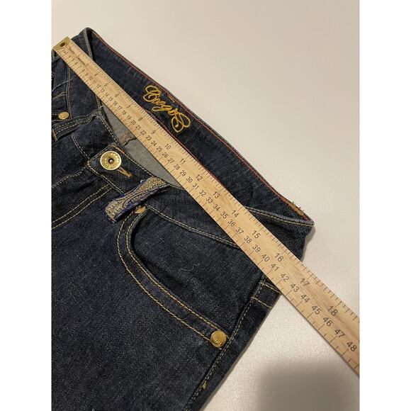 Coogi Jeans Women’s 11/12 Boot Cut Embroidered Embellished Logo Dark Wash - Picture 9 of 11